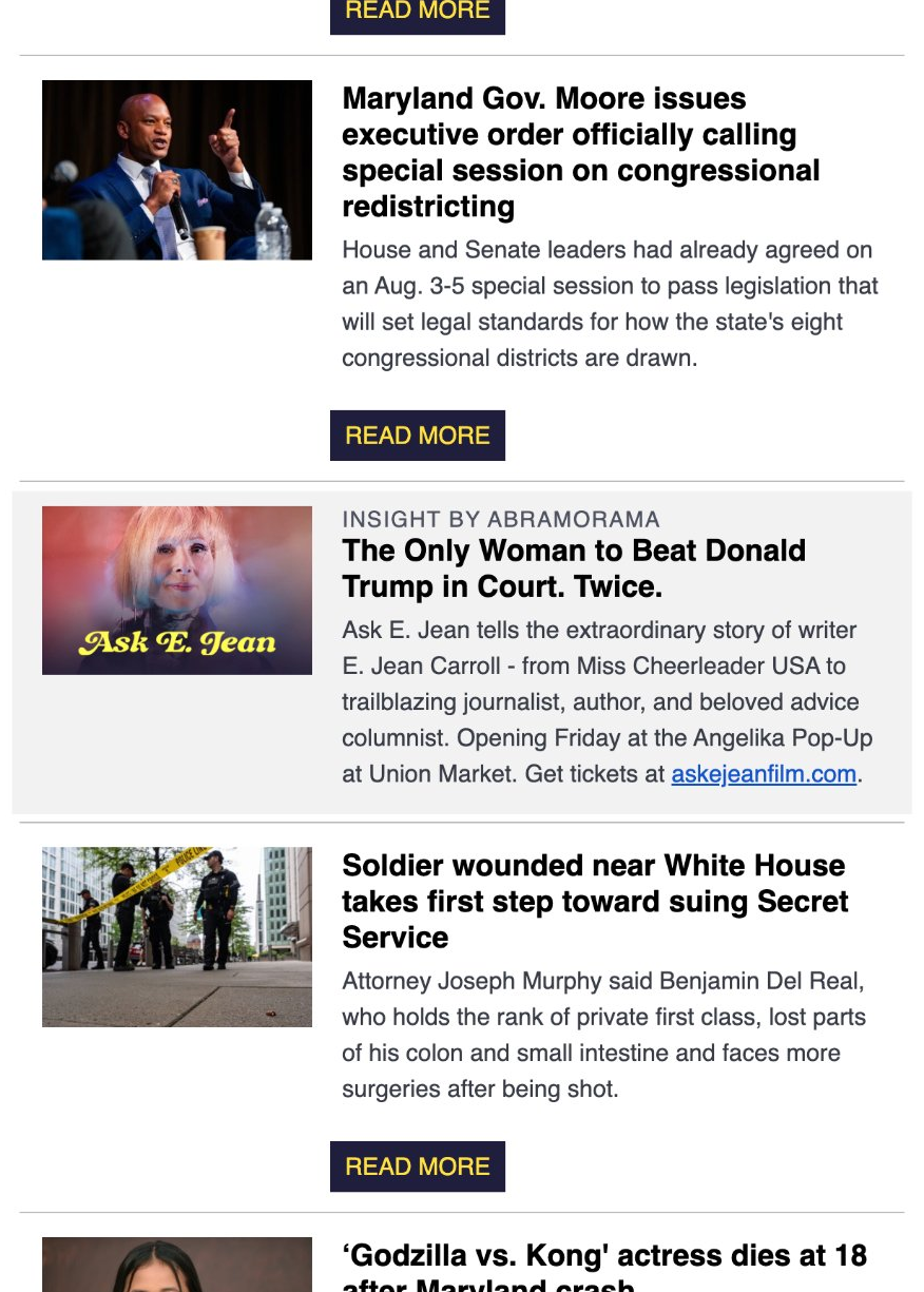 WTOP DMV Daily inclusion as sent, July 22